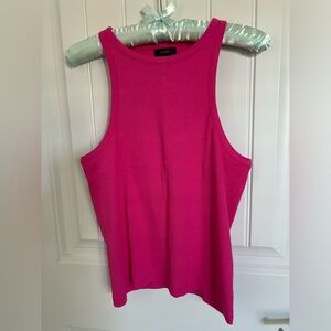 NWOT. J Crew ribbed racer back tank